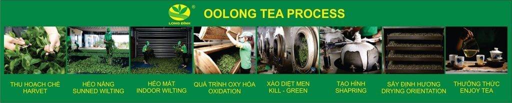 Quy trình sản xuất trà Long Đỉnh